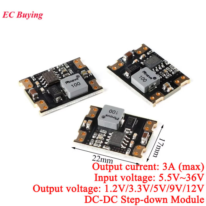 5Pcs/1pc DC-DC Step Down Buck Power Supply Module DC 5.5V-36V input to ...