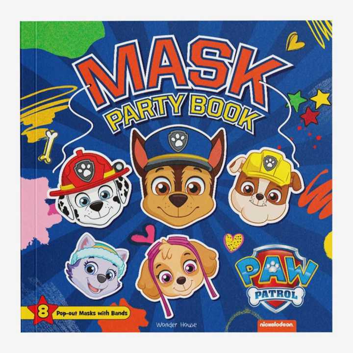 Paw Patrol Mask Party Book : 8 Pop-out Masks With Bands (Put on Your Mask And Turn Into A Super Hero)