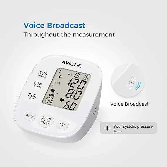 2024%20AVICHE%20Blood%20Pressure%20Monitor%20-%20Automatic%20Upper%20Arm%20Machine%20&%20Accurate%20Adjustable%20Digital%20BP%20Cuff%20Kit%20-%20Largest%20Display%20-%20Voice%20Broadcast%20-%20Includes%20Adaptor%20Grey%20-%20Image%202