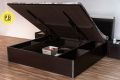 Engineered Wood Queen Bed with Box Storage and Hydraulic Mechanism. 