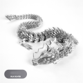 Chinese Dragon Fish Tank Landscaping Decoration 60cm 3D Printed Articulated Dragon. 