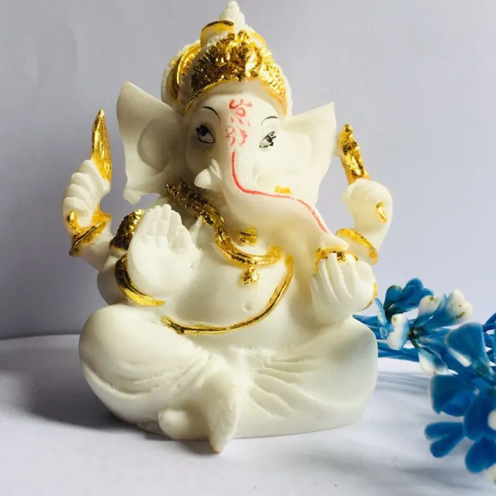 Jenisha%20%F0%9F%99%8F=14%20CM%20Lord%20Ganesh%20Bhagwan%20White%20Marble%20Showpiece%20/%20God%20Figure%20/%20Statue%20/%20Gift%20Item%20-%20Image%203
