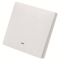 OYPFXMI Tuya Smart Life WiFi Switch 86 Wall Switch 2 Gang Compatible Light Switch 10A 110V 220V Timer Function (Black). 