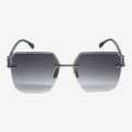 Grey Color Square Shaped Sunglasses For Men. 