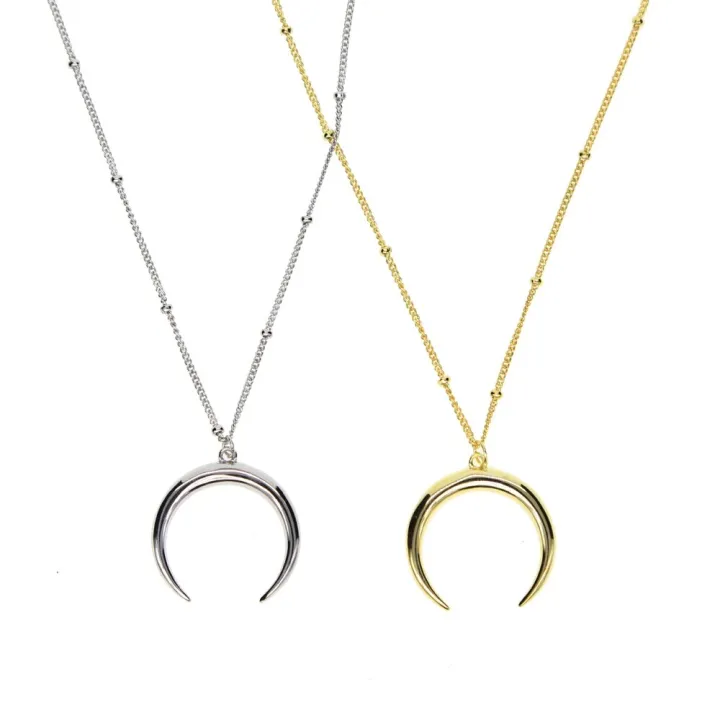 Half%20Moon%20Necklace%20925%20Sterling%20Silver%20Crescent%20Moon%20Pendant%20Necklace%20Horn%20Choker%20Women%20Delicate%20Kolye%20Jewelry%20Demi%20Lune%20Shape%20-%20Image%203