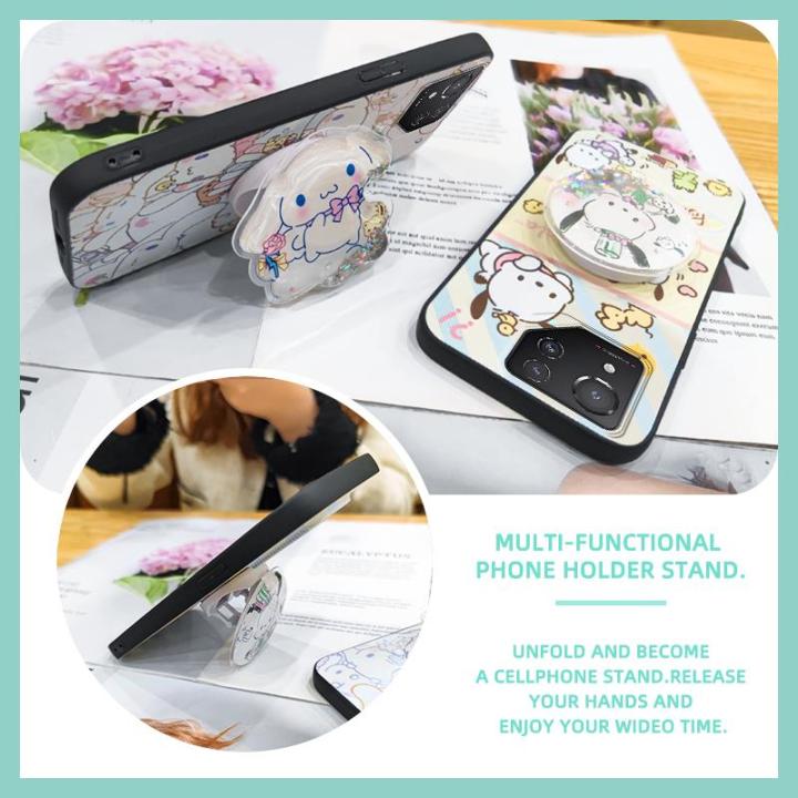 cute%20Rotatable%20stand%20Phone%20Case%20For%20Asus%20ROG%20Phone8/8Pro%20Soft%20Case%20Durable%20Anti-knock%20Fashion%20Design%20Cartoon%20quicksand%20-%20Image%202