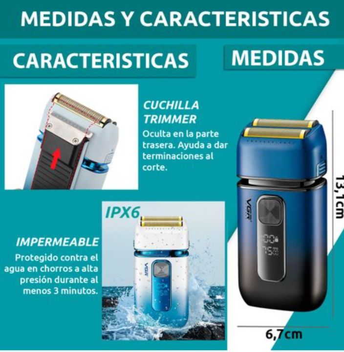 VGR%20V-331%20Rechargeable%20Electric%20Shavers%20Razor%20Hair%20Beard%20Cut%20Trimmer%20Machine%20-%20Image%204