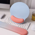 Ergonomic Memory Foam Keyboard Wrist Rest Pad Non-slip Mouse Mat 3D Gel Mousepad With Wrist Rest Support. 