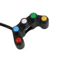 Universal 5 button Array Motorcycle Switches Race Bikes Motocross 22mm Handlebar Switches Assembly Handle bar switch. 