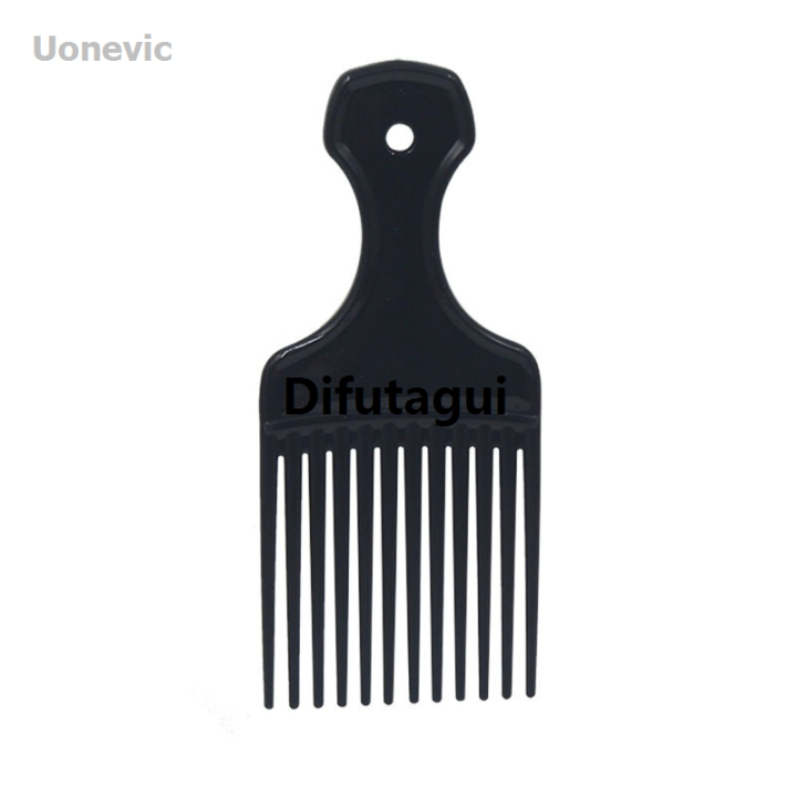 Difutagui Plastic gear comb with wide tooth brush for curly New Portable style hair, suitable for non-straight hair, 1 piece.