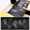 Extended Large Anti-Slip World Map Pattern Soft Rubber Smooth Cloth Surface Game Mouse Pad Keyboard Mat, Size: 90 x 40cm. 