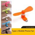 Type C Mini Mobile Portable USB Fan / Cooler - Summer Fan / Super Fan ( 1 Piece Random Color ). 