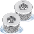 2 PCS Air Inlet Filter Suction Cup Hose Dual Screen with 1.91 cm NPT Thread for Airless Paint Sprayer Accessories Kit Pump Inlet Filter. 