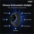 X-AGE INFINITY Smart Watch | Bluetooth Calling | 1.43" Round Amoled Display | IP67 Waterproof | Health Monitoring | For Men and Women. 