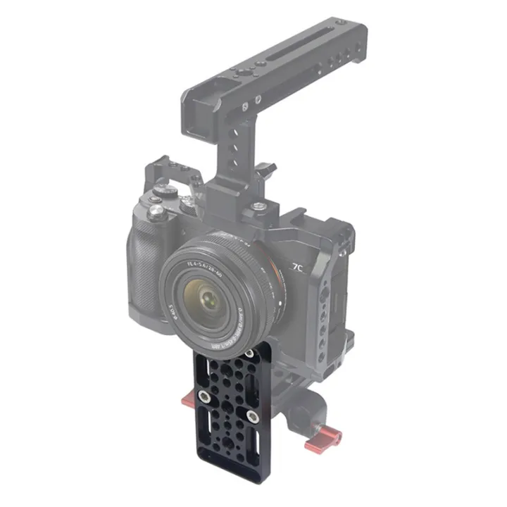 1%20Piece%20Switching%20Plate%20Camera%20Mounting%20Cheese%20Plate%20for%20Railblocks%20Dovetails%20and%20Short%20Rods%20(Longer%20Version)%20Black%20Aluminum%20Alloy%20+%20Stainless%20Steel%20-%20Image%204