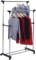 Adjustable Double Pole Telescopic Clothes Rack / Drying Rack | Stainless Steel Premium Double Pole Clothes Rack. 