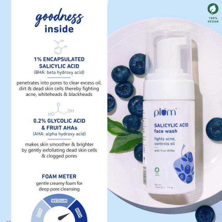 Plum%20Salicylic%20Acid%20Foaming%20Face%20Wash,%20110ml%20-%20Image%205