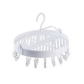 18 Clip Round Plastic Hanging Dryer Type Laundry Drying Rack Multifunctional Plastic Underwear Socks Home Drying Rack. 