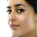 Shining Diamond Fuli Nose Ring for Women PanchaDhatu Alloy Elegant Design. 