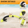 Dry Snorkel Tube Easy Breath Scuba Diving Splash Guard Top Valve A. 