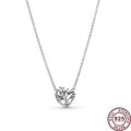 New Hot 925 Silver Shining Angel Eternal Love Women Necklace Women's Wedding High Quality Gift Fashion Charm Jewelry. 
