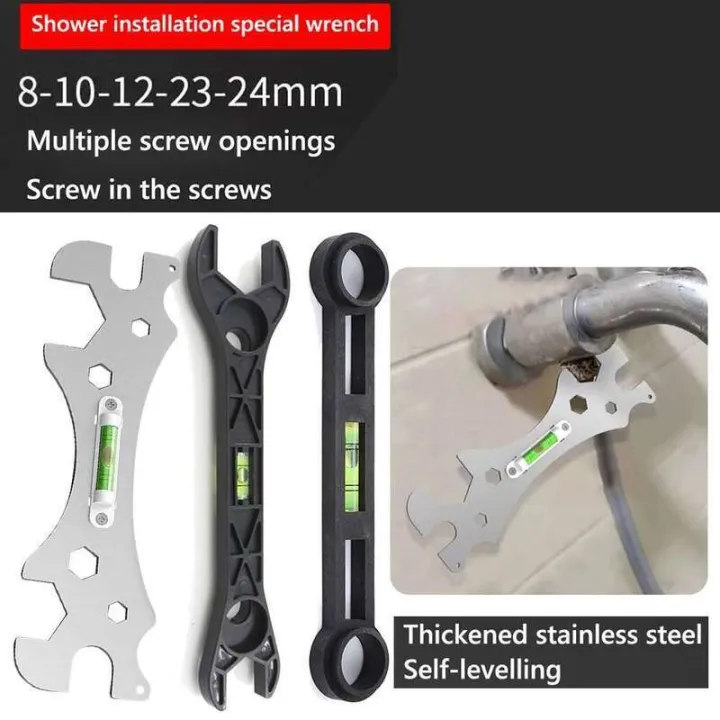 Wrench Ruler Special Tools with Shower Faucet Installation Bathroom Multifunctional ...