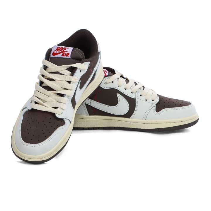 Unisex Brown/White Color Reverse Mocha Sneakers