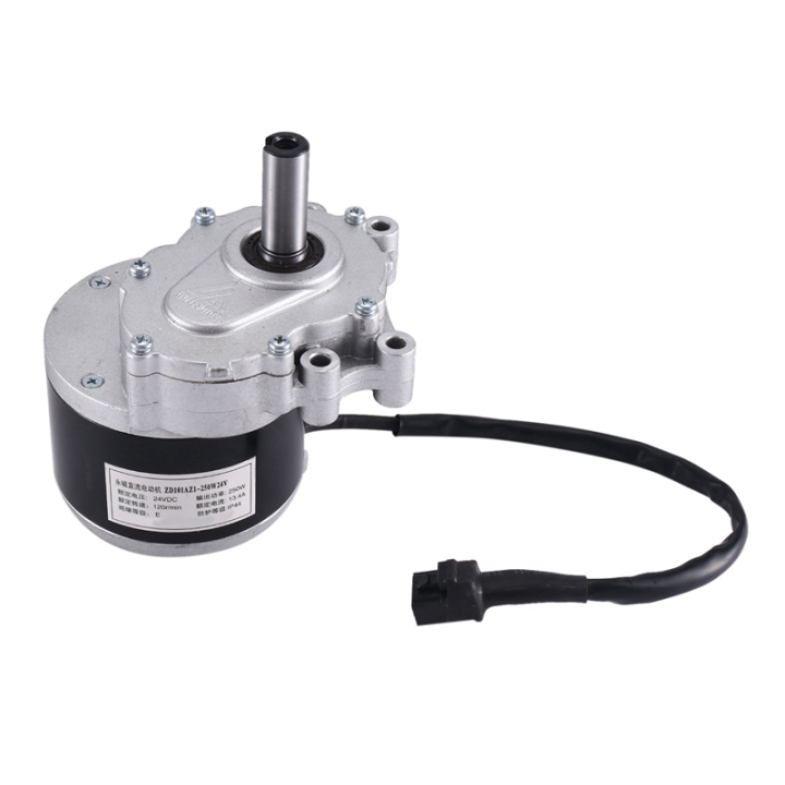 4X%20250W%2024V%20120Rpm%20Low%20Speed%20Brush%20Motor,%2044mm%20Longer%20Shaft,Shaft%20Diameter%2017mm%20,%20Wheel%20Chair%20DC%20Gear%20Brushed%20Motor%20-%20Image%204