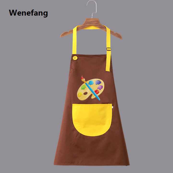 Wenefang%20Children%20Painting%20Drawing%20Apron%20Baby%20Bib%20Craft%20Coat%20with%20Pocket%202025%20New%20Kids%20Art%20Smock%20Children%20Painting%20Aprons%20Sleeveless%20-%20Image%205