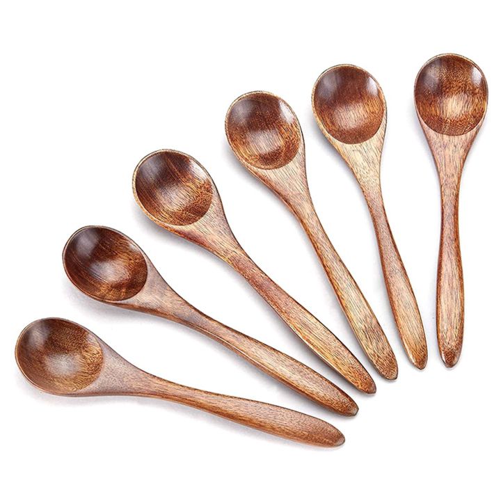 NAMUNY%206X%20Small%20Wooden%20Spoons%20&%202%20Pcs%20Wooden%20Soup%20Ladle%20Long%20Handle%20Large%20Spoon%20Wood%20Scoop%20Kitchen%20Serving%20Spoon%20-%20Image%203