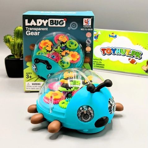 Ladybug Transparent Gear With Light and Sound