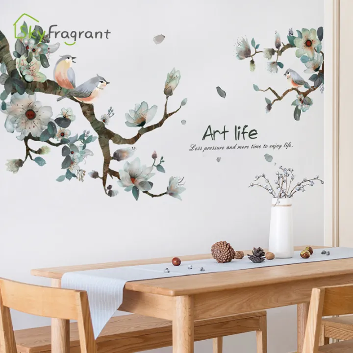 Ink%20Wash%20Flower%20Tree%20Wall%20Stickers%20For%20Living%20Room%20Bedroom%20Home%20Background%20Wall%20Decor%20Self-adhesive%20Vinyl%20Sticker%20Wallpaper%20-%20Image%206