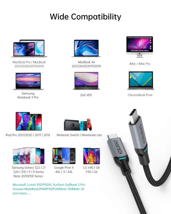 Choetech%20PD100W%20USB-C%20to%20USB-C%20Cable%20%7C%20480Mbps%20%7C20V/5A%20High%20Speed%20Charging%20%7C%20Nylon%20Braided%20And%20Aluminum%20Housing%20-%20Image%208