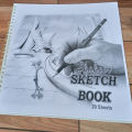 Qubix Sketch Book Contain 20 Sheets Art# JS-SKB20Nor-002. 