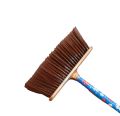 Broom Brush With Wooden Stick Multipurpose Use (Multicolor). 