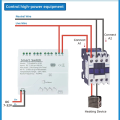 ARELENE Tuya Smart WiFi 4 Channel Relay with Temperature Humidity Sensor Passive Dry Contact Switch RF433 for Alexa (A). 
