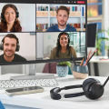 Jabra Evolve2 55 Stereo Wireless Headset with Link 380A - Features Air Comfort Technology, Noise-Cancelling Mics & Active Noise Cancellation - MS Teams Certified - Black. 