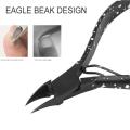 Nail Clipper Cuticle Scissors Correction Thick Nails Ingrown Toenails Oblique Mouth Dead Skin Dirt Remover Paronychia Nail Tools. 