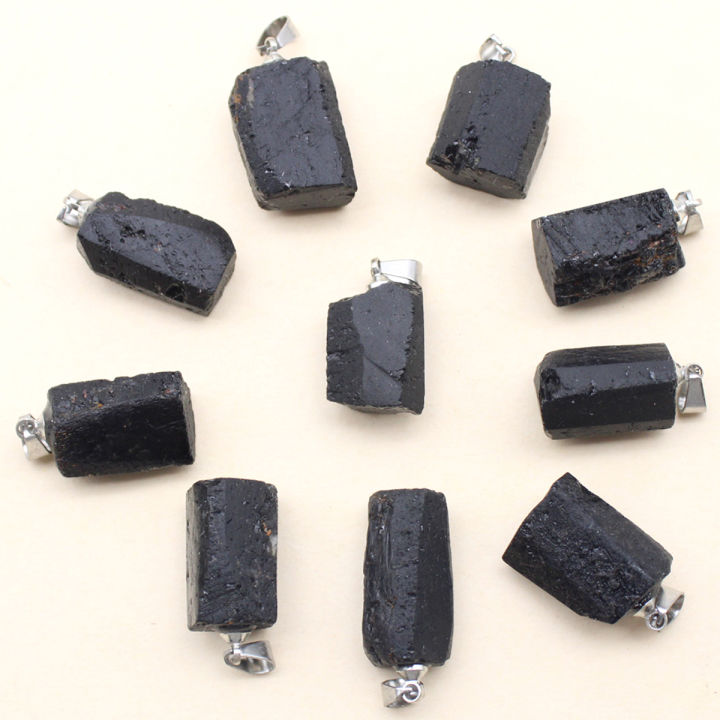 Yuanyan%20fashion%20new%20Black%20Tourmaline%20Crystal%20Gem%20natural%20Healing%20Reiki%20stone%20pendant%20Necklace%20for%20jewelry%20making%20Charm%20accessories%201pcs%20-%20Image%204