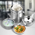 Hot Case 3Ltr Stainless Steel Tiffin Box Launch Box. 