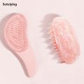 Sutuiying Mini Marble Shaped egg comb and Air Cushion Comb Sets Brush Scalp 2025 Massage Combs Wet Dry Puffy Smooth Detangling Hair Tools. 