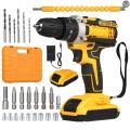 21V  Power Cordless Drill With 2 Battery Pack. 