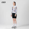 2025 new CSED Cycling Jersey Spring Summer Autumn Bicycle Riding Soft Clothes Women's Long Sleeved Bike Slim Top Clothing Breathable. 