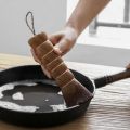 Durable Non-stick Pan Palm Washing Pot Brush Soft Bristle Natural Dishwashing Brush Portable Reusable Cleaning Brush Daily Use. 
