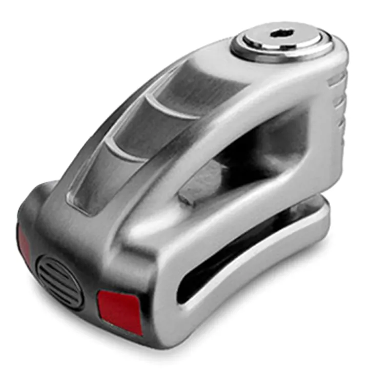 Security Disk Lock Motorcycle Anti-Theft Brake Lock—Silver | Daraz.com.np