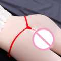 Women  Low Waist Open Cut Pearl Massage Thong Panty -1pc. 
