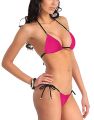 Fancyra Women Sexy Spandex Bikini Bra Panty Lingerie Set Free Size Pink Color | Fashion Bikini Lingerie Set For Women. 