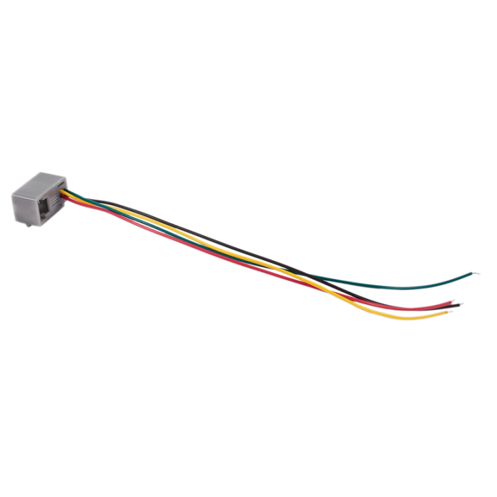 40%20Pcs%20616E%204P4C%20RJ9%20Female%20Telephone%20Connector%20Adapter%20W%204%20Wires%208cm%20-%20Image%202