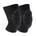 1 Pair Protective Knee Pads Thick Sponge Football Volleyball Extreme Sports Anti-Slip Collision Avoidance Elastic Kneepad Brace. 