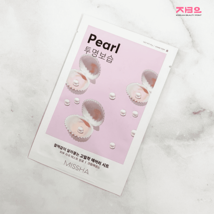MISSHA  Airy Fit Sheet Mask– PEARL (1*25ml) By koreanbeautypoint